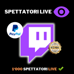 TWITCH REAL SPETTATORI LIVE