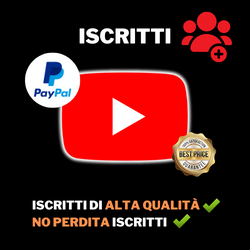 YOUTUBE REAL ISCRITTI