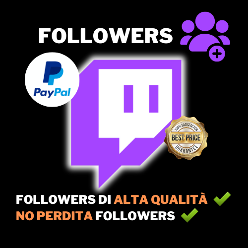 TWITCH REAL FOLLOWERS
