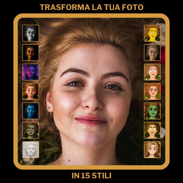 TRASFORMA LA TUA FOTO IN 15 STILI