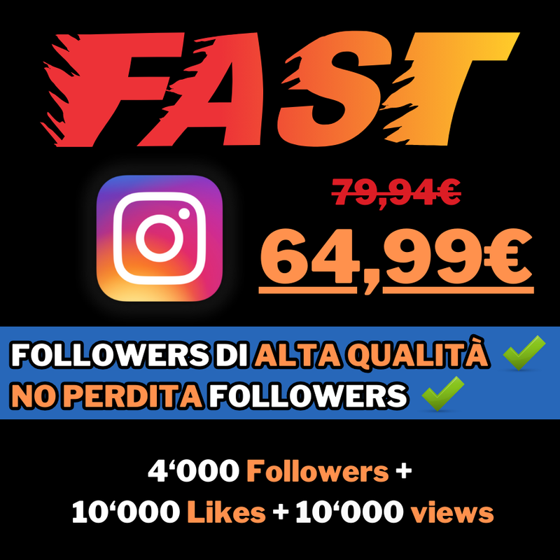 PACCHETTO FAST - OFFERTA TEMPORANEA