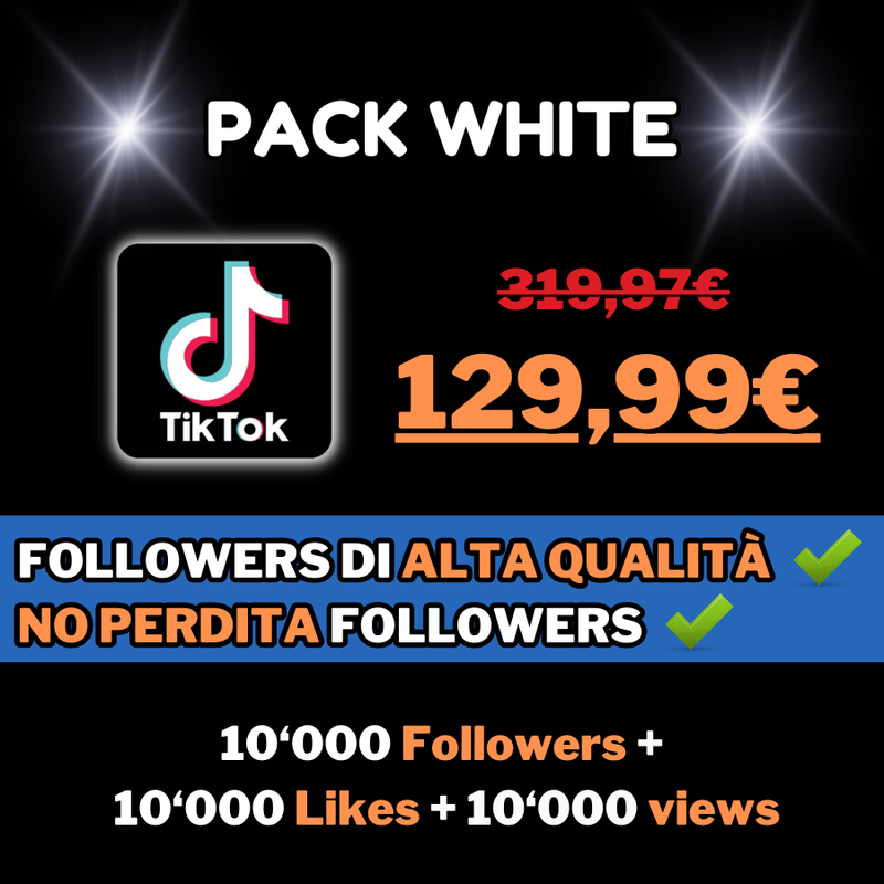 WHITE PACKAGE - TEMPORARY OFFER